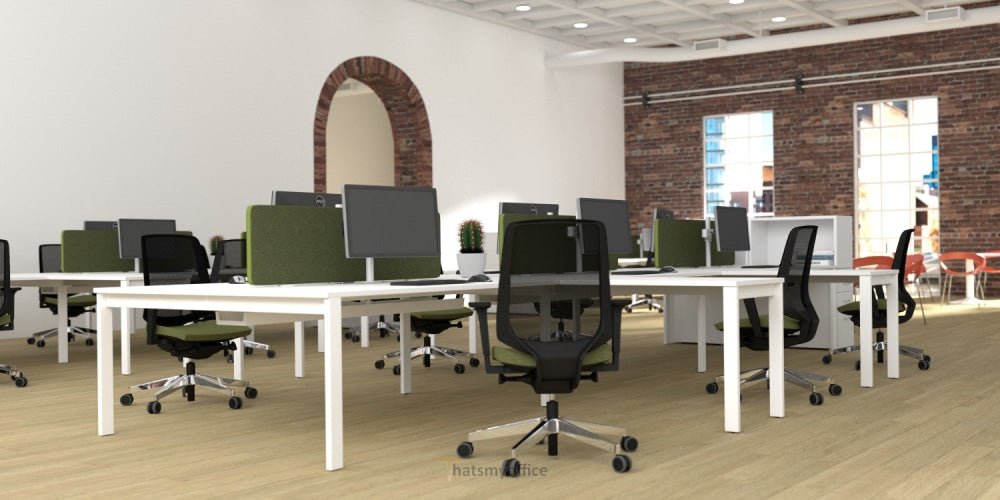 Switch Double Bench Extension Desk  S-2PB-ADD-T155 10 Office Furniture and Home Remote Working