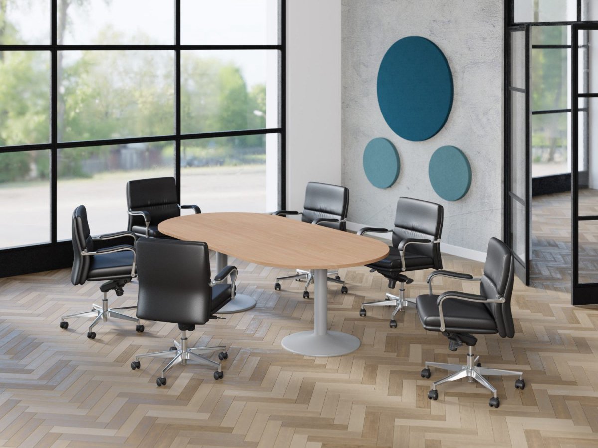 Office  Switch Single Piece Curved Meeting Table, A-Leg 5 Office Furniture and Home Remote Working