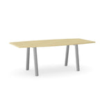 Office Switch Single Piece Curved Meeting Table, A-Leg