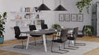 Office  Switch Two Piece Curved Meeting Table, A-Leg 6 Office Furniture and Home Remote Working