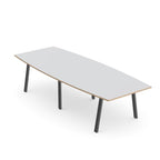 Office  Switch Two Piece Curved Meeting Table, A-Leg 2 Office Furniture and Home Remote Working