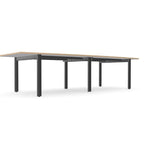 Office  Switch Two Piece Curved Meeting Table, Open Leg 2 Office Furniture and Home Remote Working