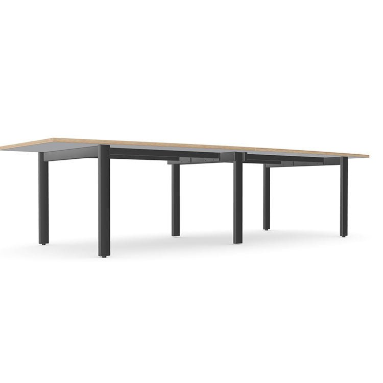 Office  Switch Two Piece Curved Meeting Table, Open Leg 2 Office Furniture and Home Remote Working