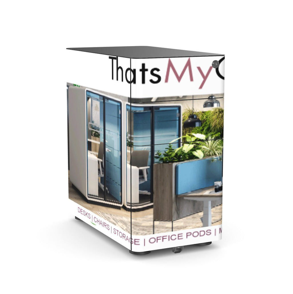 Office  TMO Steel Ped - 30cm Wide with pencil holder  TMO-Narrow 10 Office Furniture and Home Remote Working