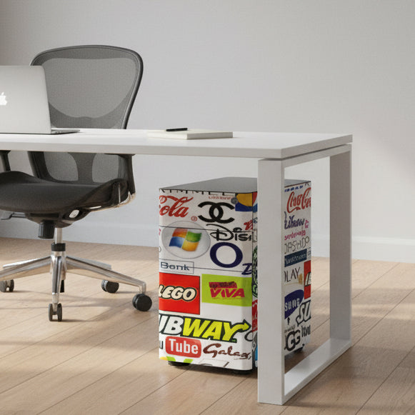 Office  TMO Steel Ped - 39cm Wide with pencil holder, TMO-PedN 11 Office Furniture and Home Remote Working