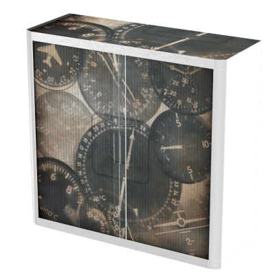 Office  Tambour Transport Cupboard  100cm H with 2 shelves EOTAM1M-Transport 9 Office Furniture and Home Remote Working