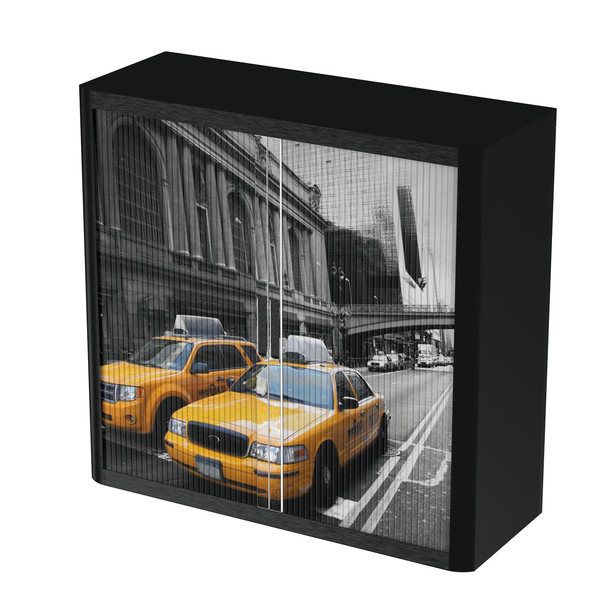 Office  Tambour Transport Cupboard  100cm H with 2 shelves EOTAM1M-Transport 7 Office Furniture and Home Remote Working