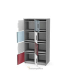 Wooden Office Locker Double 8 or 10 Door  WU-LC-8Z 2 Office Furniture and Home Remote Working