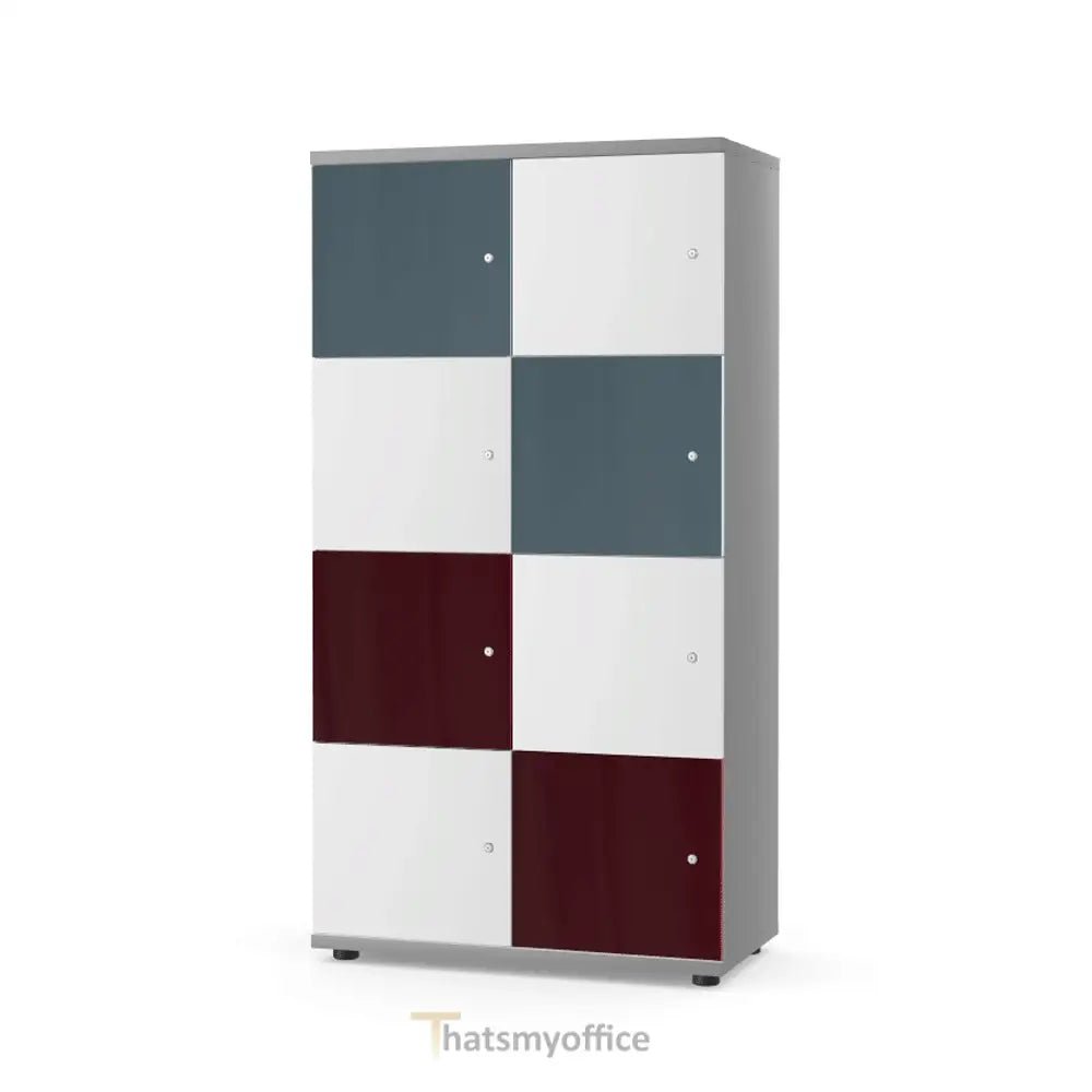 Wooden Office Locker Double 8 or 10 Door  WU-LC-8Z 3 Office Furniture and Home Remote Working