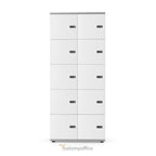 Wooden Office Locker Double 8 or 10 Door  WU-LC-8Z 6 Office Furniture and Home Remote Working