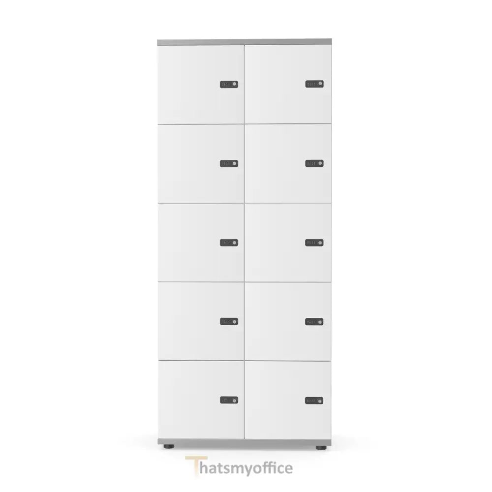 Wooden Office Locker Double 8 or 10 Door  WU-LC-8Z 6 Office Furniture and Home Remote Working