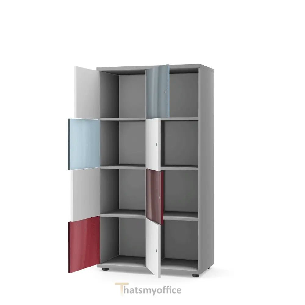 Wooden Office Locker Double 8 or 10 Door  WU-LC-8Z 5 Office Furniture and Home Remote Working