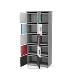 Wooden Office Locker Double 8 or 10 Door  WU-LC-8Z 7 Office Furniture and Home Remote Working