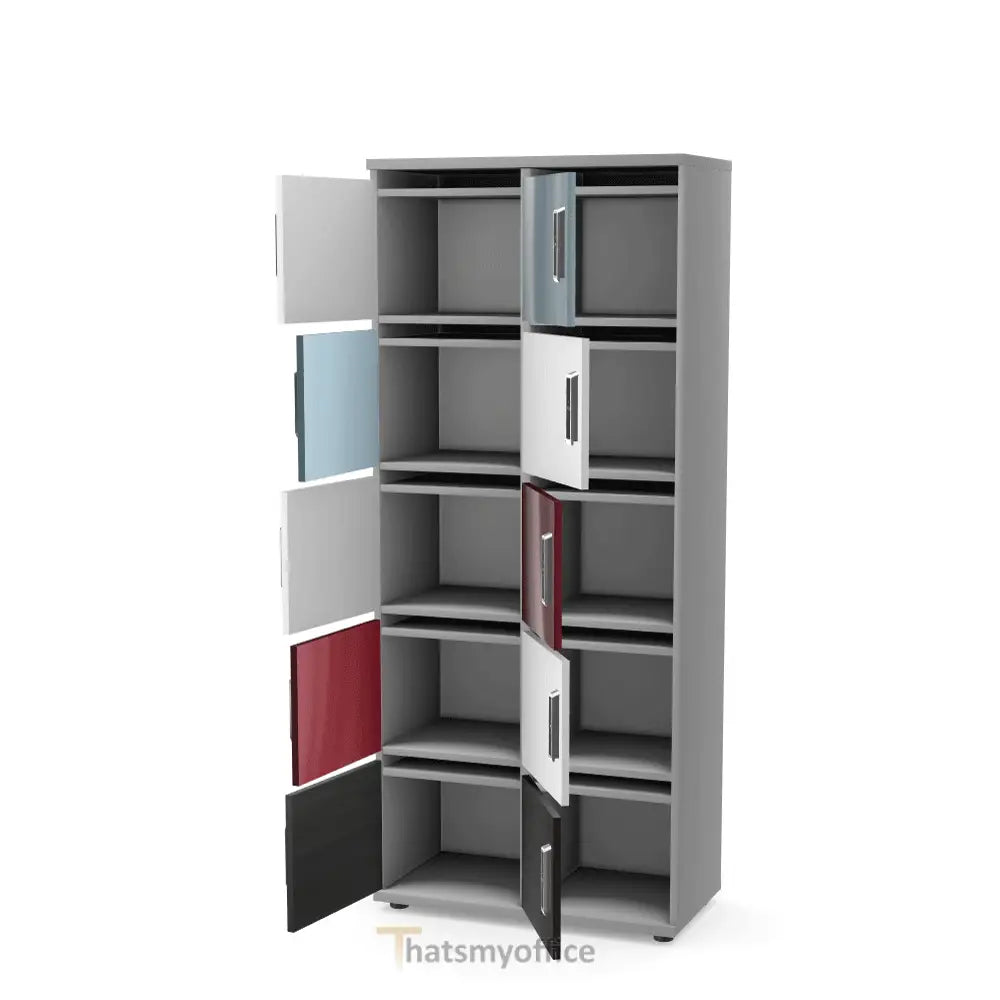 Wooden Office Locker Double 8 or 10 Door  WU-LC-8Z 7 Office Furniture and Home Remote Working