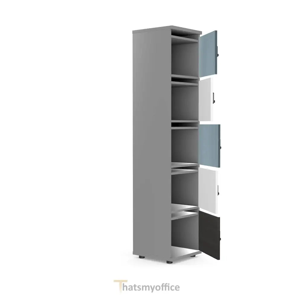 Wooden Office Locker SIngle 4 or 5 Door 19 Office Furniture and Home Remote Working