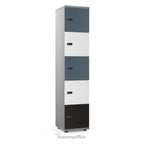 Wooden Office Locker SIngle 4 or 5 Door 9 Office Furniture and Home Remote Working