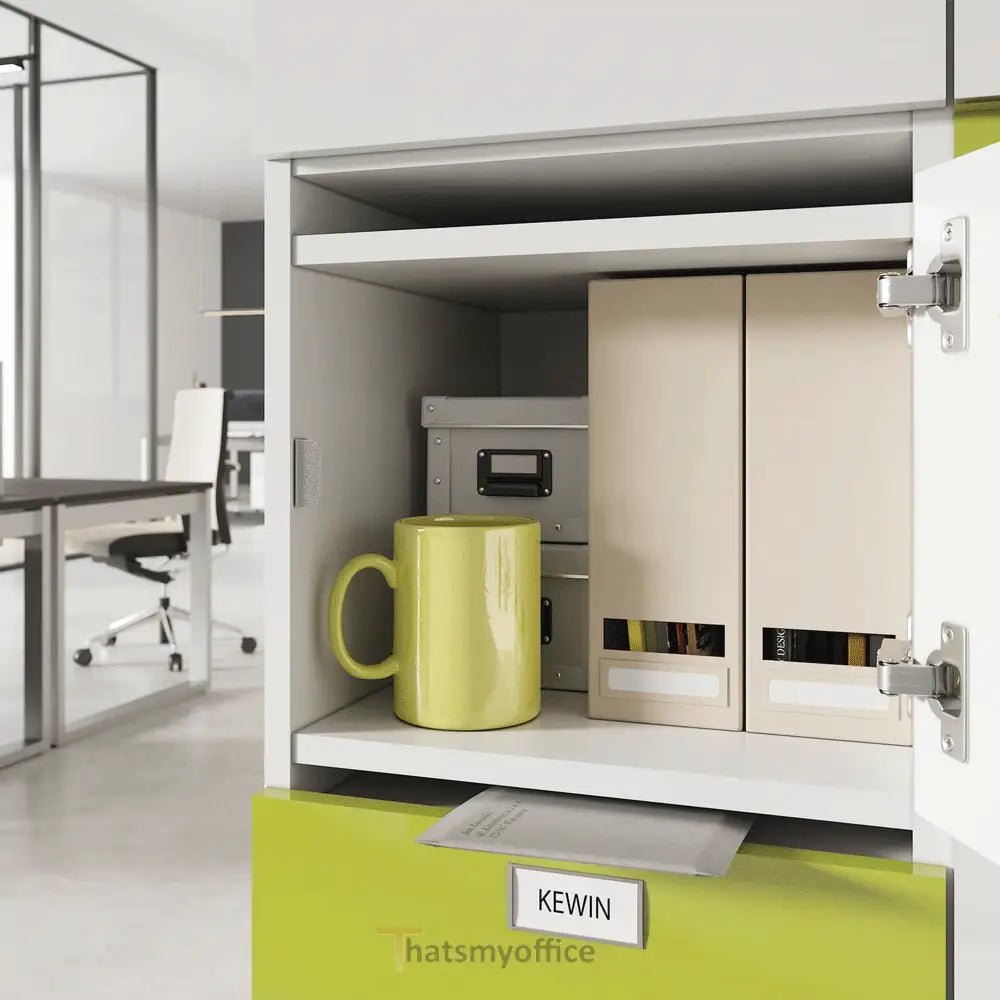 Wooden Office Locker SIngle 4 or 5 Door 12 Office Furniture and Home Remote Working