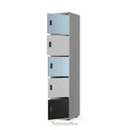 Wooden Office Locker SIngle 4 or 5 Door 5 Office Furniture and Home Remote Working