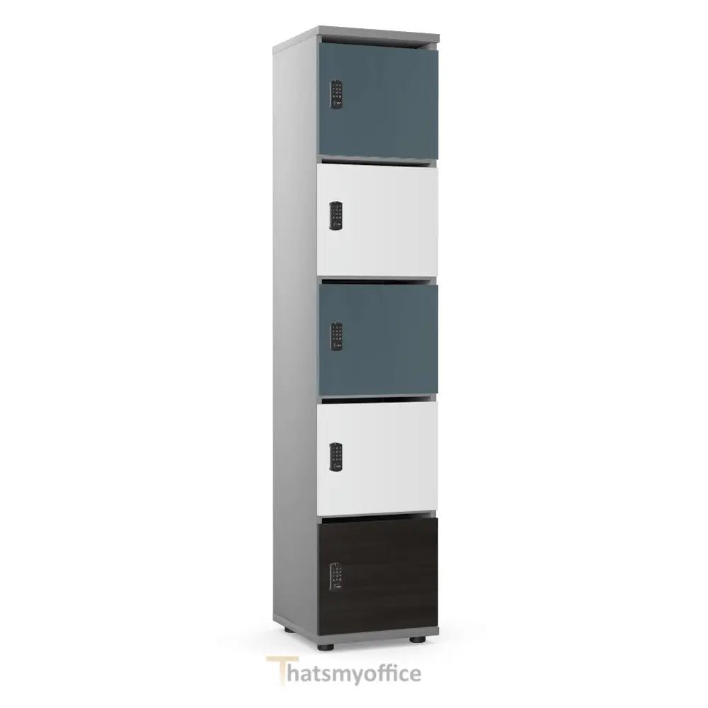 Wooden Office Locker SIngle 4 or 5 Door 18 Office Furniture and Home Remote Working