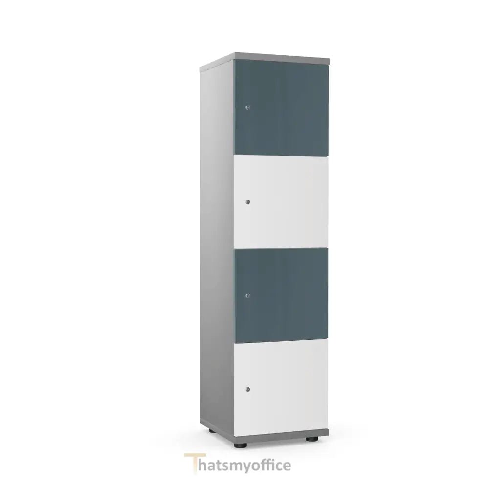 Wooden Office Locker SIngle 4 or 5 Door 14 Office Furniture and Home Remote Working