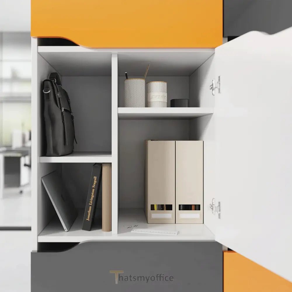 Wooden Office Locker SIngle 4 or 5 Door 11 Office Furniture and Home Remote Working