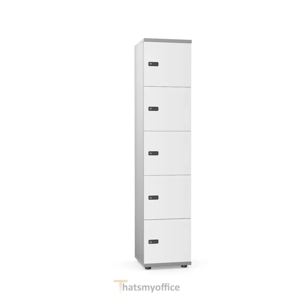Wooden Office Locker SIngle 4 or 5 Door 15 Office Furniture and Home Remote Working