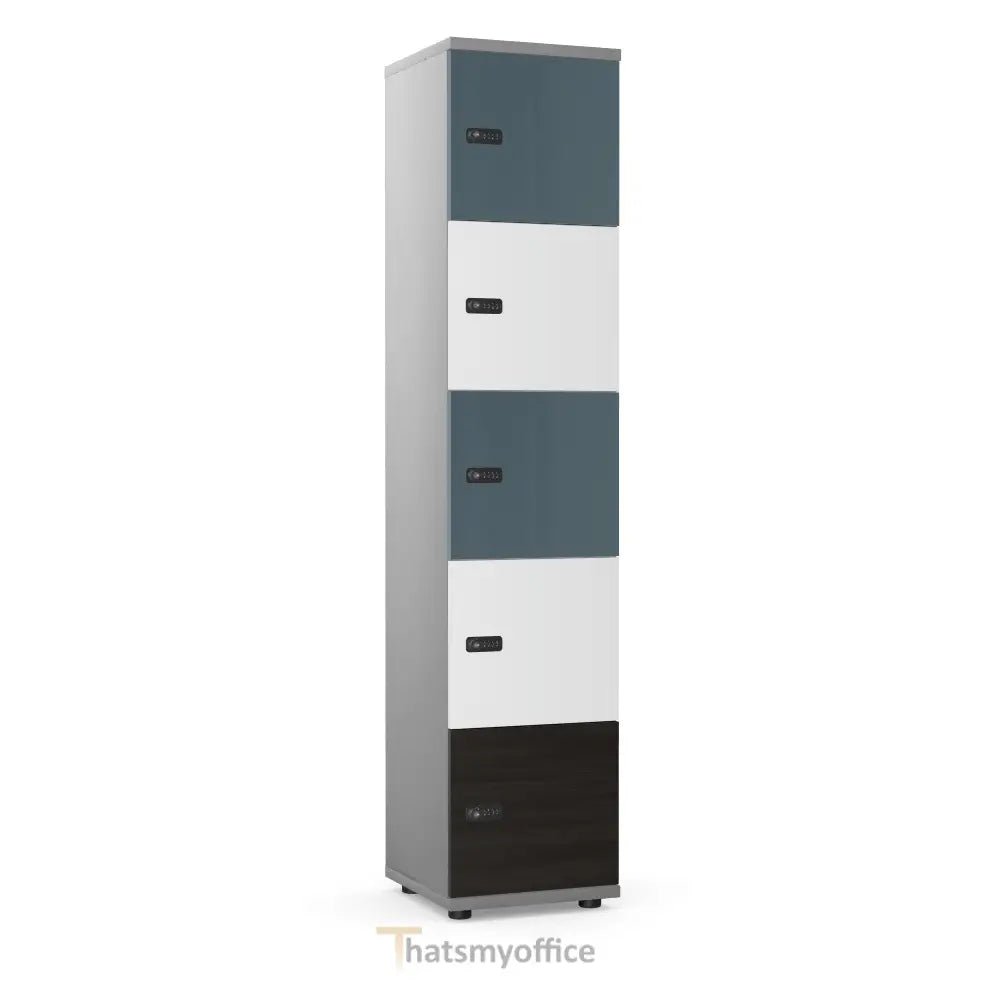 Wooden Office Locker SIngle 4 or 5 Door 17 Office Furniture and Home Remote Working