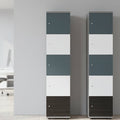 Wooden Office Locker SIngle 4 or 5 Door 6 Office Furniture and Home Remote Working