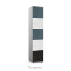 Wooden Office Locker SIngle 4 or 5 Door 6 Office Furniture and Home Remote Working