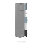 Wooden Office Locker SIngle 4 or 5 Door 2 Office Furniture and Home Remote Working