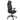 X.77 Operative Chair with Headrest, Black Frame and Black Fabric HY-2204 4 Office Furniture