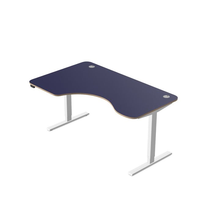   Levanta Zoom Height Adjustable Standing Desk Frame Corner Radial 160,180cm Wide 5 Office Furniture