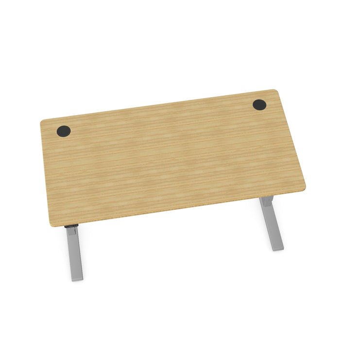 Sit Stand Desk Zoom 120 140 160 cm wide Bamboo THATSMYOFFICE