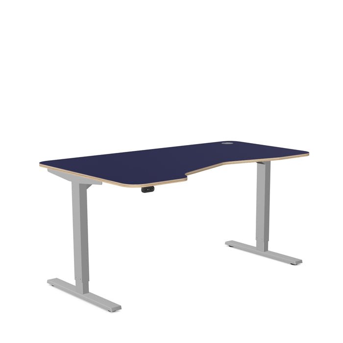 Levanta Zoom K Top Height Adjustable Standing Desk 160cm Wide Left or Right Hand 1 Office Furniture Height Adjustable Desk