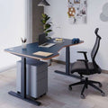 Levanta Zoom K Top Height Adjustable Standing Desk 160cm Wide Left or Right Hand 5 Office Furniture Height Adjustable Desk