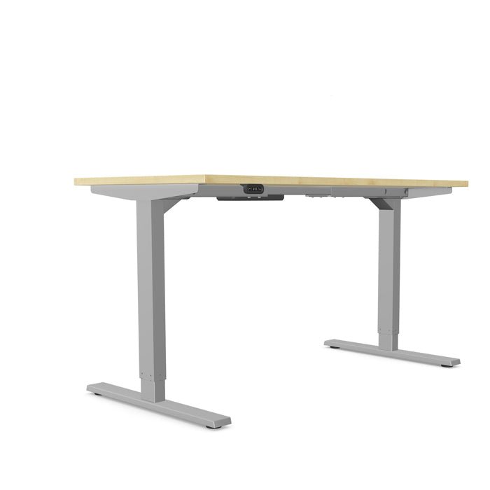 Sit Stand Height Adjustable zoom desk Portals Top ZMDPS1 THATSMYOFFICE