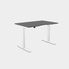 Levanta Zoom Height Adjustable Standing Desk Scallop Top 120,140,160 or 180cm Wide 8 Office Furniture
